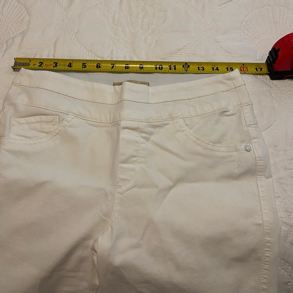 Democracy Women's High Rise Cream Jeans